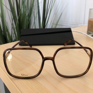 DIOR BROWN Tortoiseshell Sostellaire01 Glasses